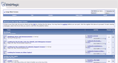 Desktop Screenshot of forums.webmagic.com